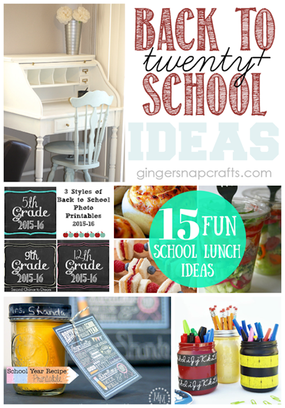 Back to School Organization Ideas - gingersnapcrafts