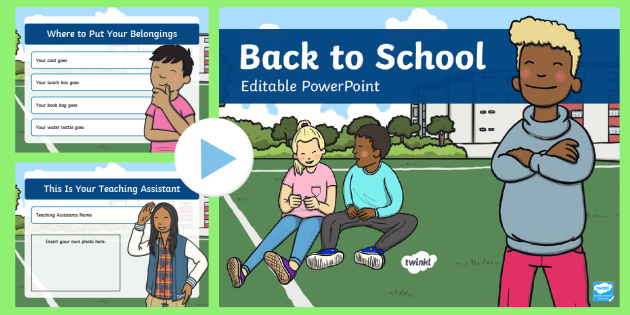Back to School PowerPoint Template - The Applicious Teacher ...