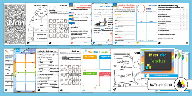 back to school worksheet for 3rd grade