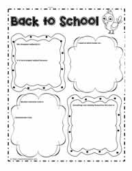 back to school worksheet for middle school