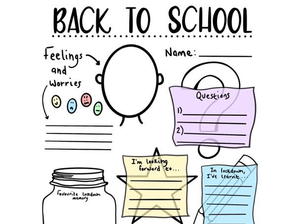 Back To School - Well-being Worksheet  