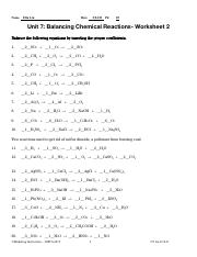 Lin.Balancing Chemical Equations Worksheet 2.pdf - Name Ella Lin ...