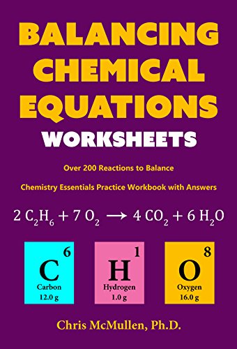 balancing equations practice worksheet answers