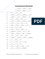 Balancing Equations 01 | PDF