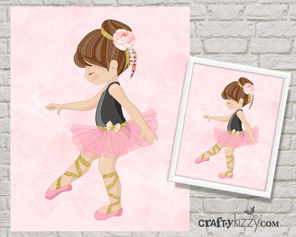 ballerina printable wall art
