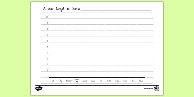 Class Pets Bar Graph Template (teacher made) 