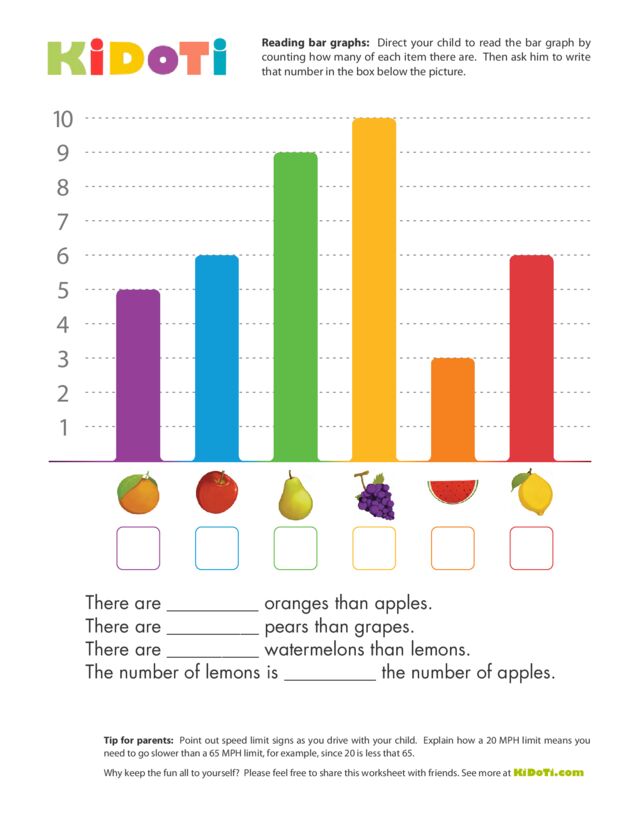 bar graph worksheet pdf