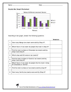 Double Bar Graph Worksheets Pdf 2020-2024 - Fill and Sign ...