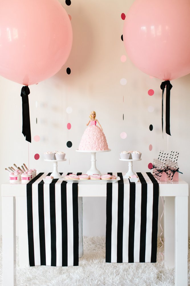 barbie happy birthday banner printable