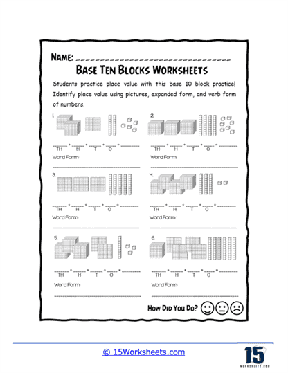 Base Ten Blocks Worksheets - 15 Worksheets Library