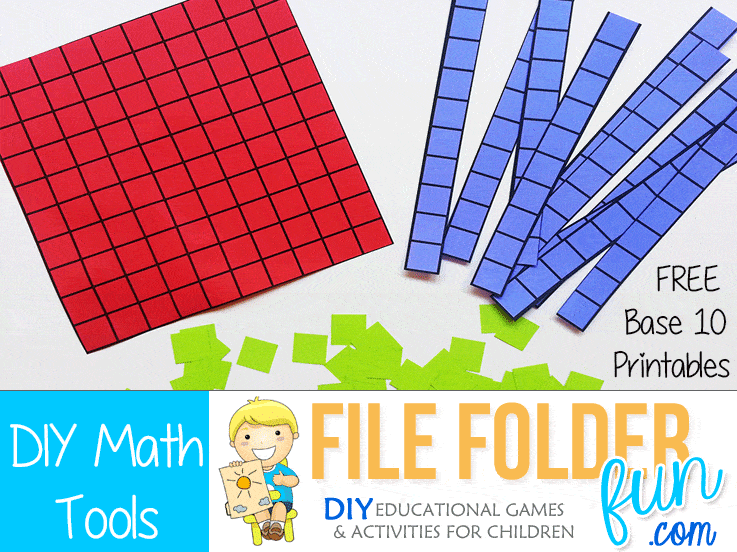printable-base-10-blocks-file-folder-fun-worksheets-library for Free Printable Base Ten Blocks Pdf Printable Base 10 Blocks - File Folder Fun - Worksheets Library for Free Printable Base Ten Blocks Pdf