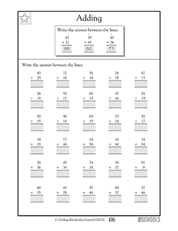 Addition drills, part 3 | 2nd grade, 3rd grade Math Worksheet ...