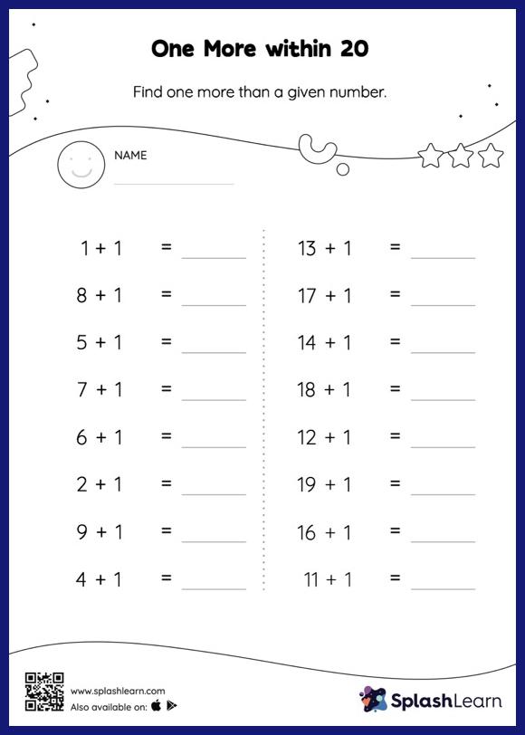 Addition Worksheets for 1st Graders Online - SplashLearn | Page 8