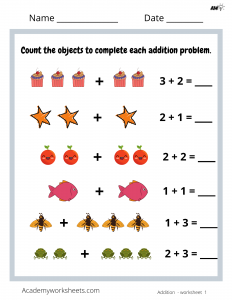 basic addition Archives - Academy Worksheets