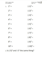 Algebra 1 Worksheets - Easy Hard Science