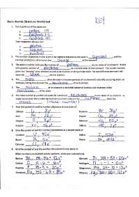 Basic atomic structures | Assignments Biology | Docsity
