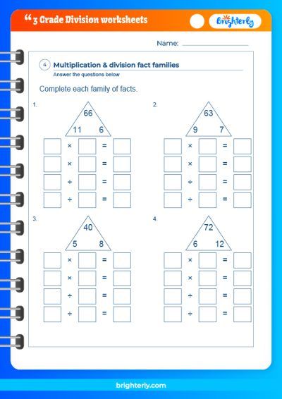 FREE Printable Division Worksheets for Grade 3 [PDFs] Brighterly