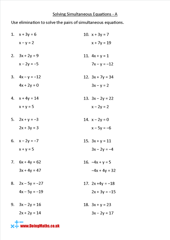 Quadratic Equations - Free worksheets, PowerPoints and other ...