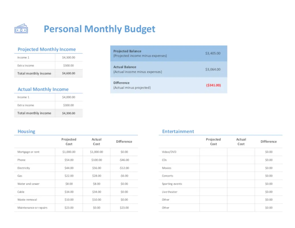 Free budget templates | Microsoft Create