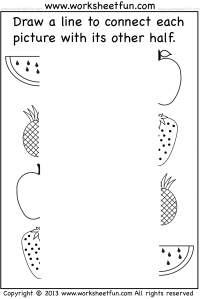 Preschool Matching Worksheets / FREE Printable Worksheets ...