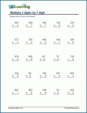 Math Drill Worksheets| K5 Learning