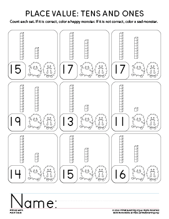 Place Value: Tens and Ones #6  