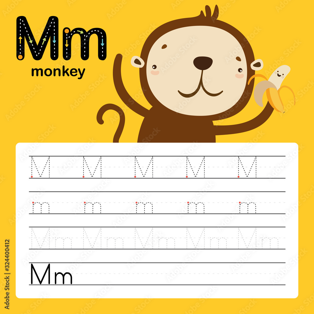 Alphabet tracing worksheet for preschool and kindergarten to ...