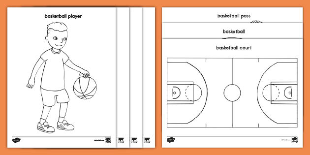 basketball worksheet for elementary students