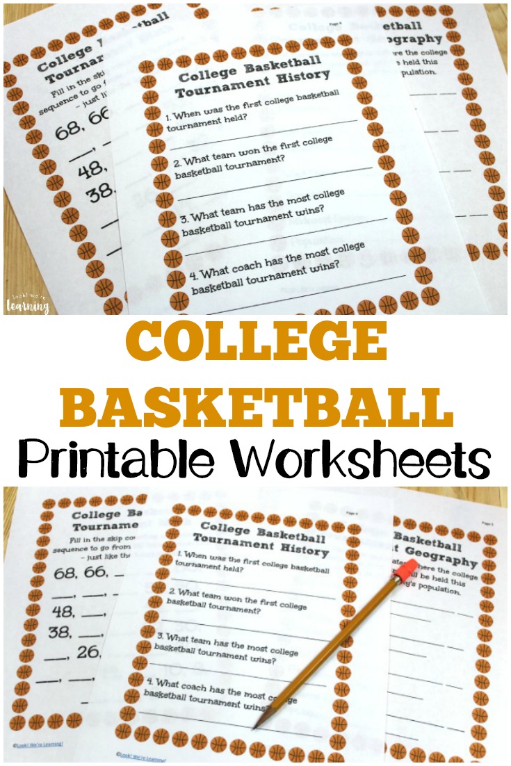 basketball worksheet for high school