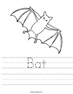 Bat Worksheets - Twisty Noodle