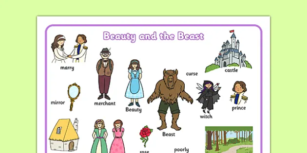 beauty and the beast worksheet