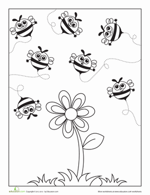Busy Bees | Worksheet 