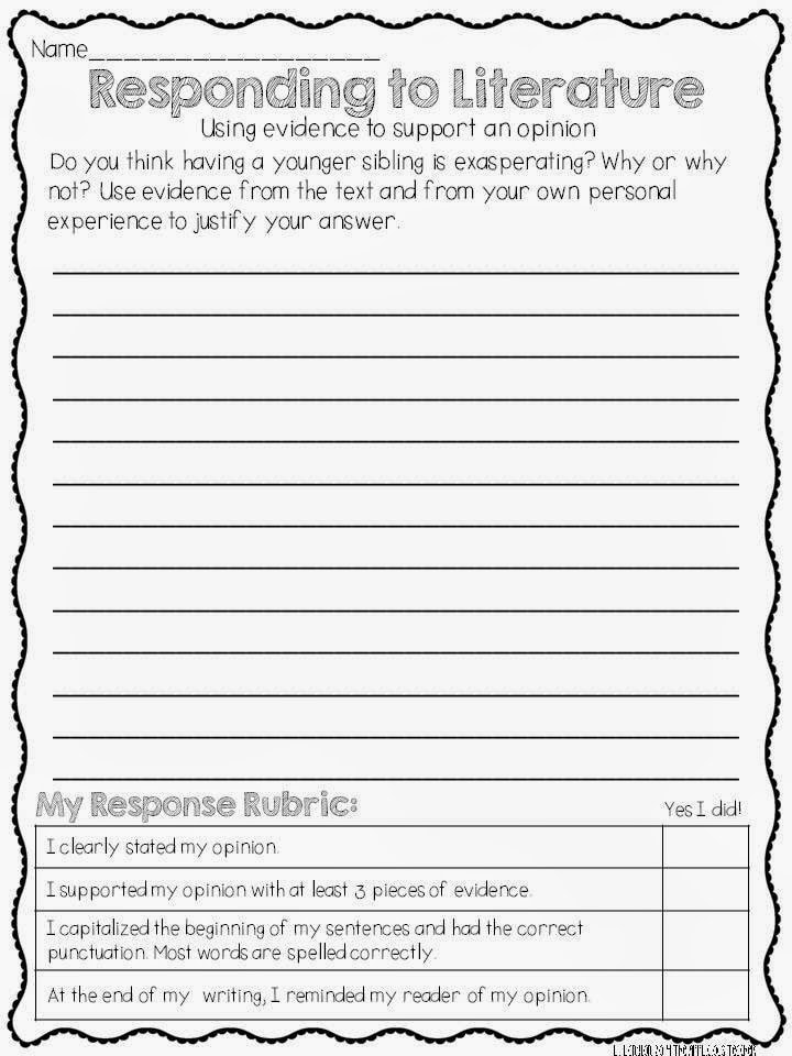 beezus and ramona worksheet