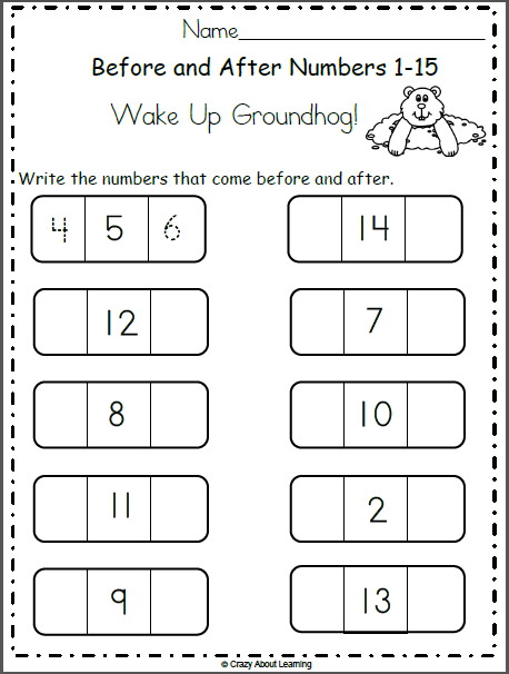 Groundhog Day Math Worksheet for Number Practice | Made By ...