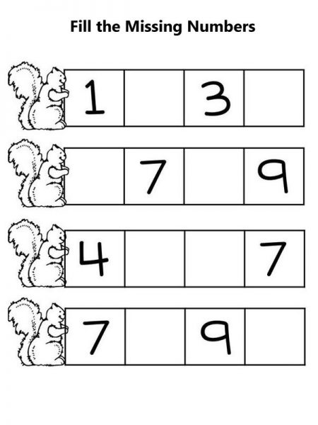 50+ Before And After Number Worksheets - Worksheet School