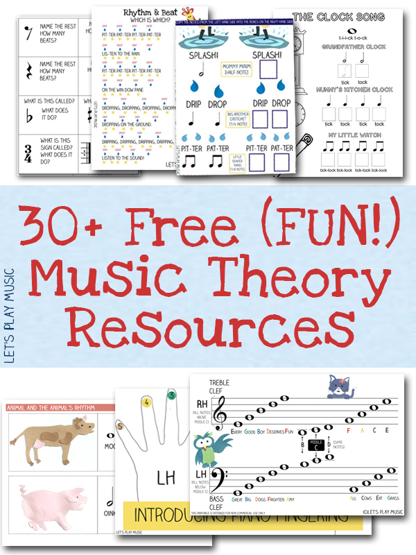 beginner music theory worksheet