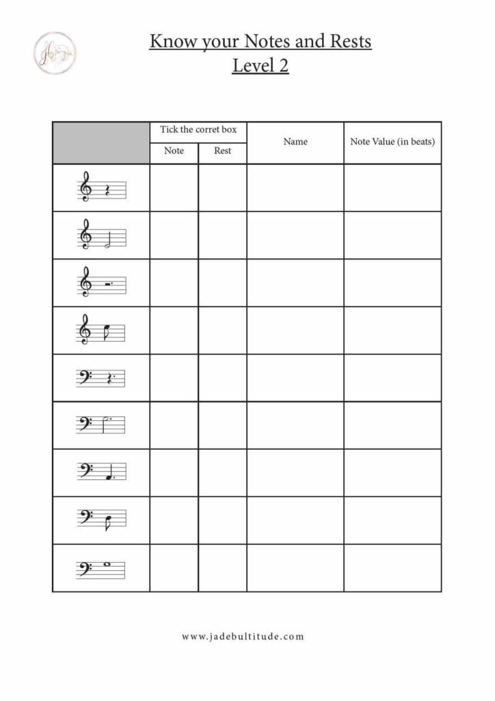 music-theory-worksheets-100-free-printable-activities-jade-worksheets-library for Beginner Piano Worksheets Printable Free Music Theory Worksheets: 100+ Free Printable Activities - Jade ... - Worksheets Library for Beginner Piano Worksheets Printable Free