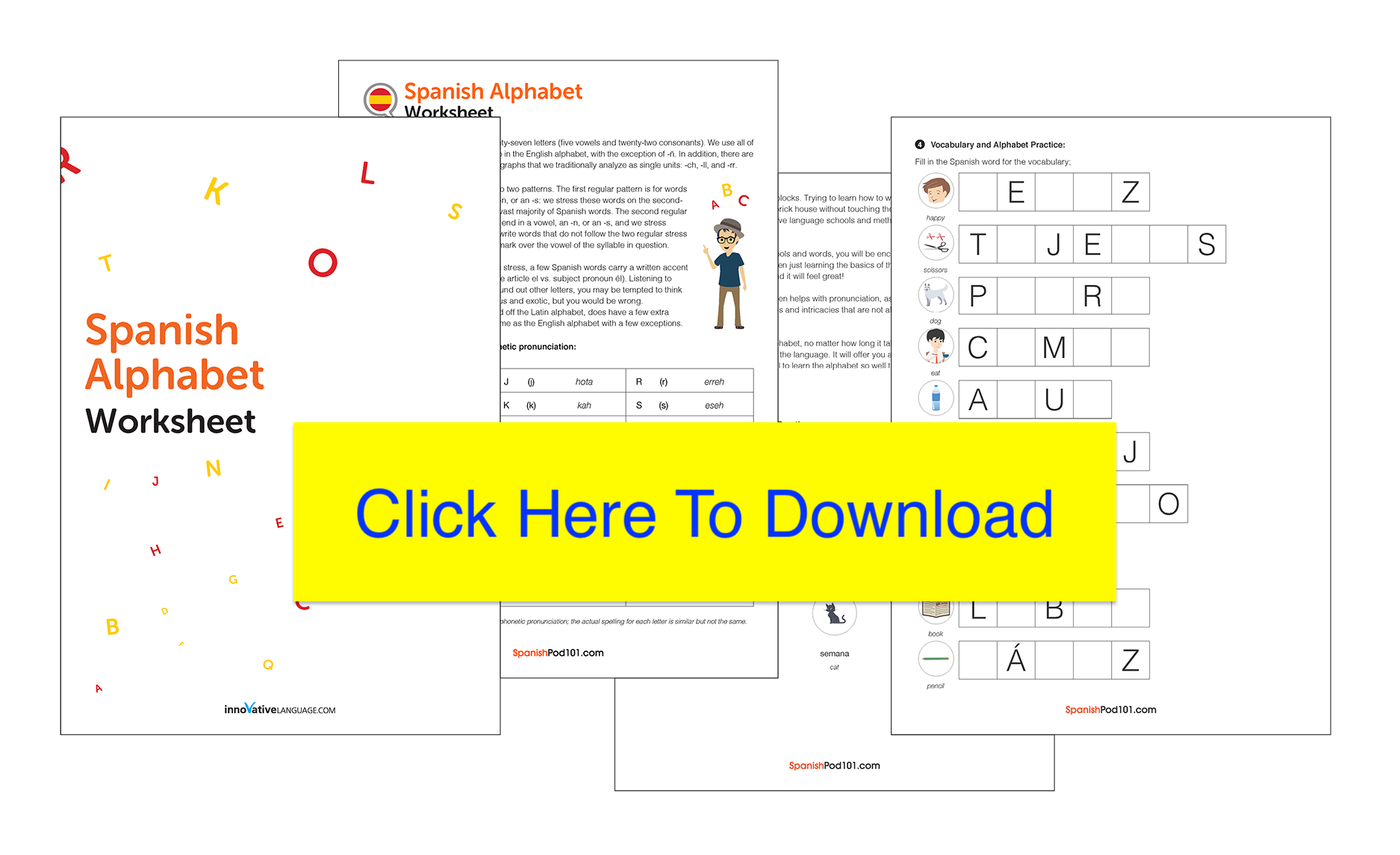 9+ Free Spanish Worksheets PDF for Beginners