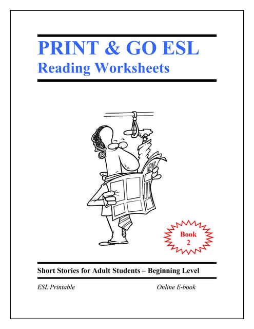 beginning adult esl worksheet