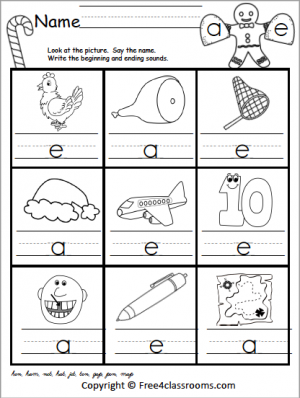 Phonics - Ending Sounds Archives FREE and No Login - Free4Classrooms