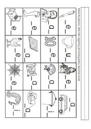 Beginning and Ending Sound - ESL worksheet by joannagrace2911