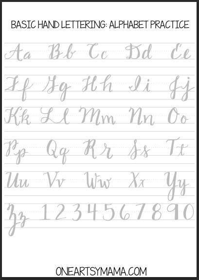 In Need Of Calligraphy Practice Sheets To Go Pro?! | Brush ...