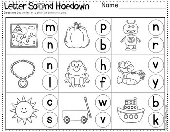 Beginning Sounds Centers &  Activities - The Printable Princess