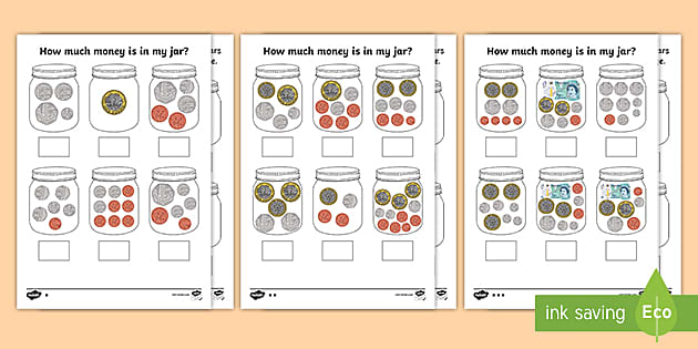 beginning money worksheet