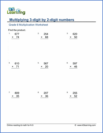 beginning multiplication worksheet grade