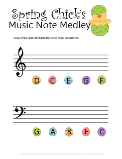 beginning music worksheet