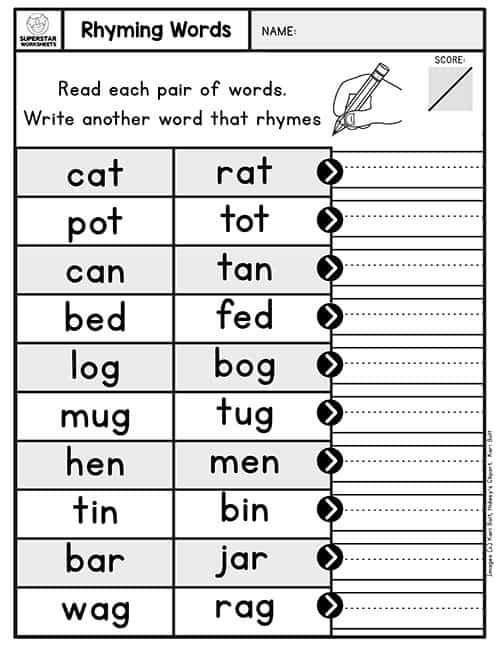 Kindergarten Reading Worksheets -Worksheets Library