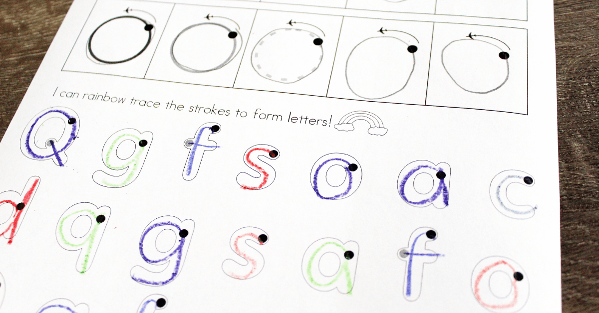 Breaking It Down - How to Teach Handwriting in Kindergarten ...