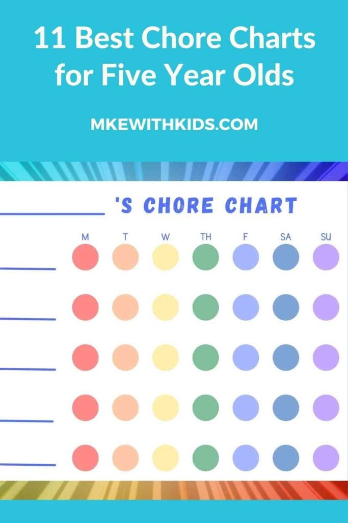 11 Best Chore Charts for Five Year Old (FREE Printable Templates ...