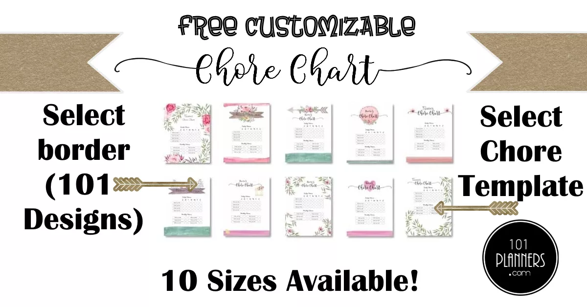 best printable chore charts